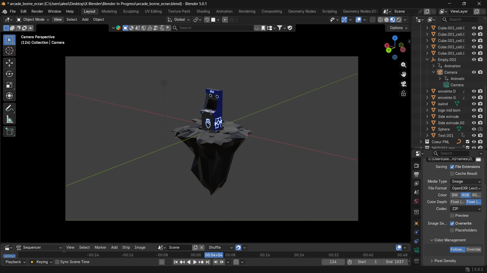 Modélisation de la borne