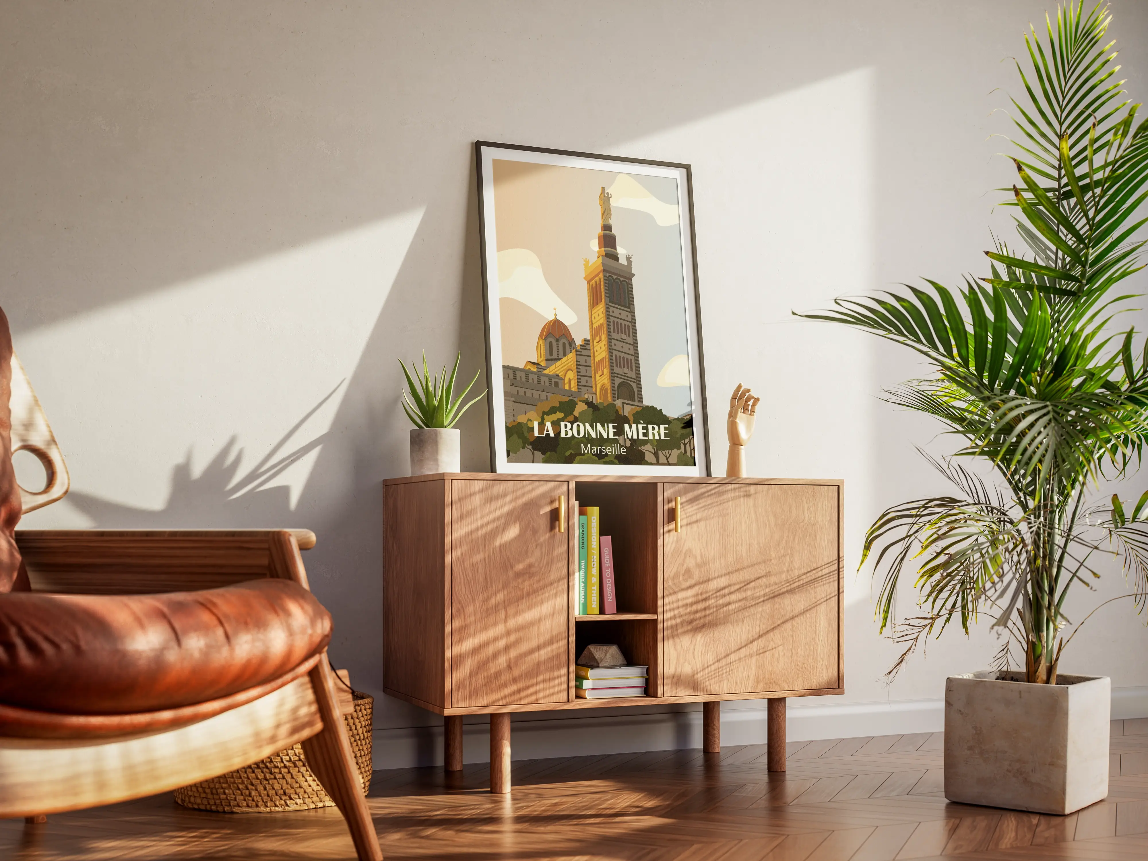 Affiche Touristique La Bonne Mère - Marseille