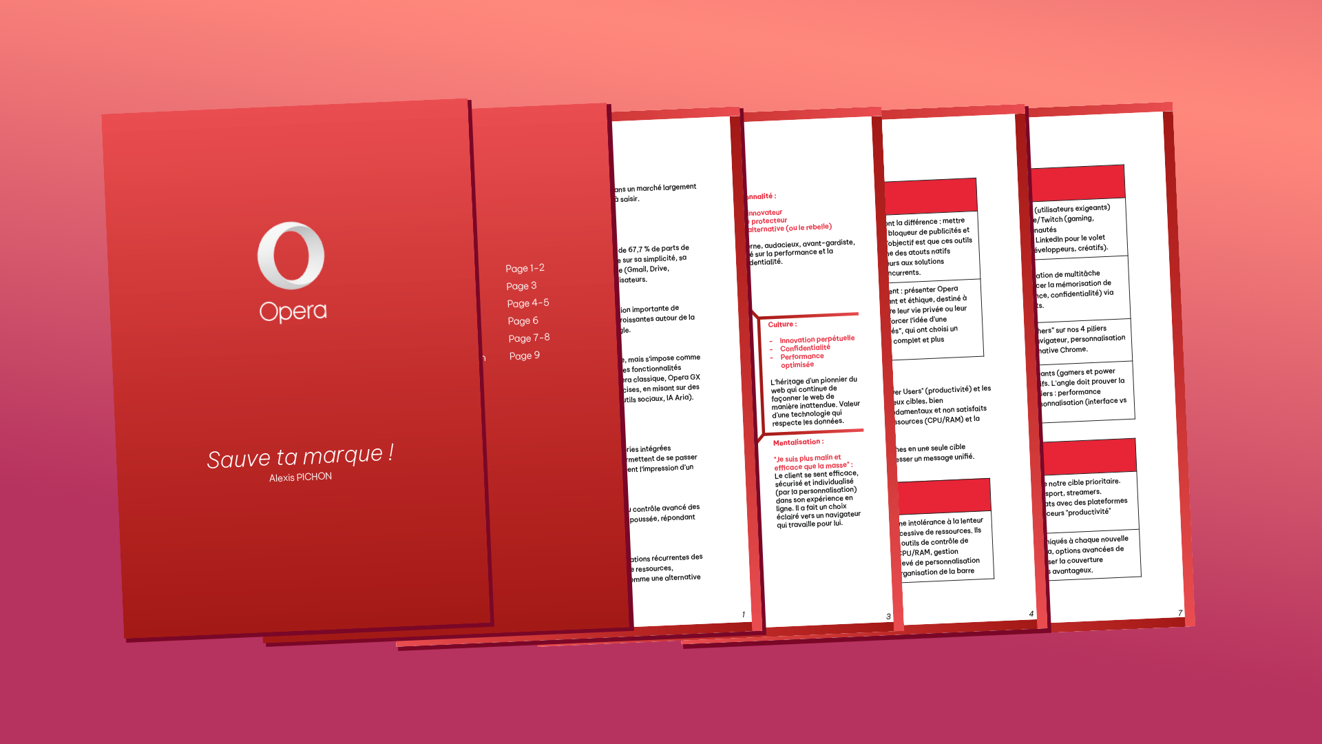 Analyse stratégique du navigateur Opera